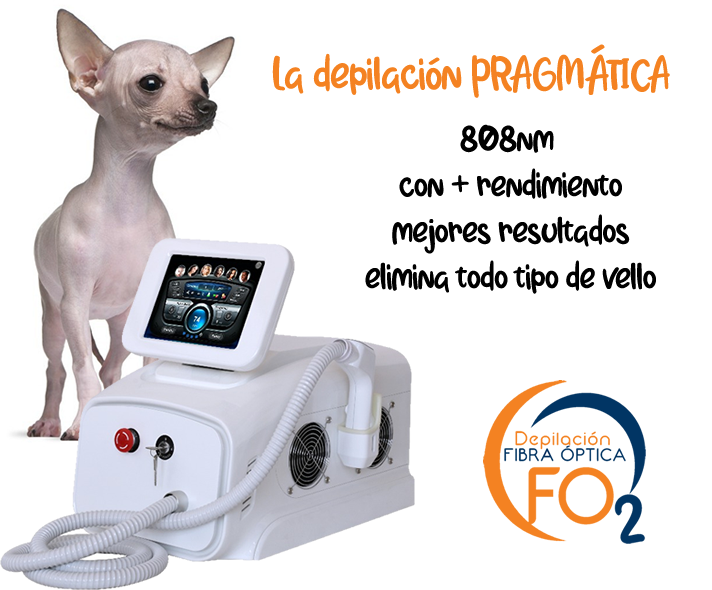 Depilacion laser discount por fibra optica